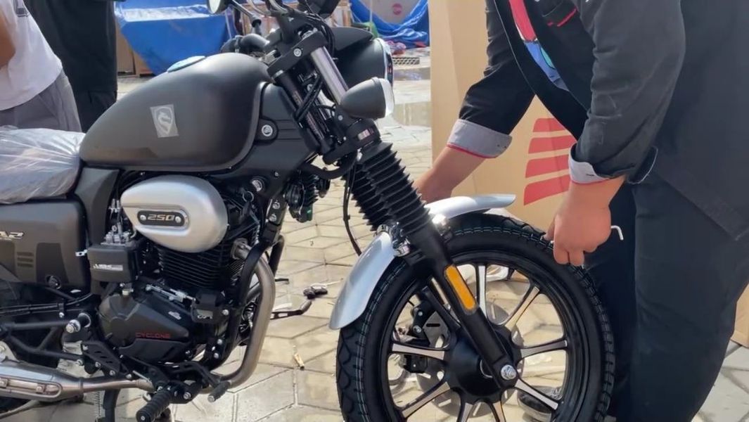 22款赛科龙ra2皮带款 提车分享