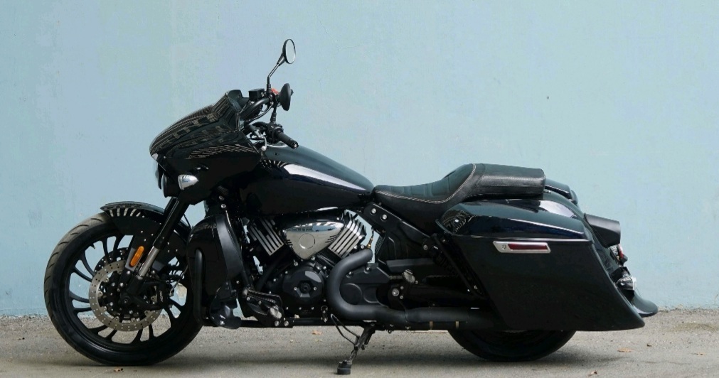 美式拉风的太子巡航车,摩瑞大黑鲨650欣赏,动力有53匹