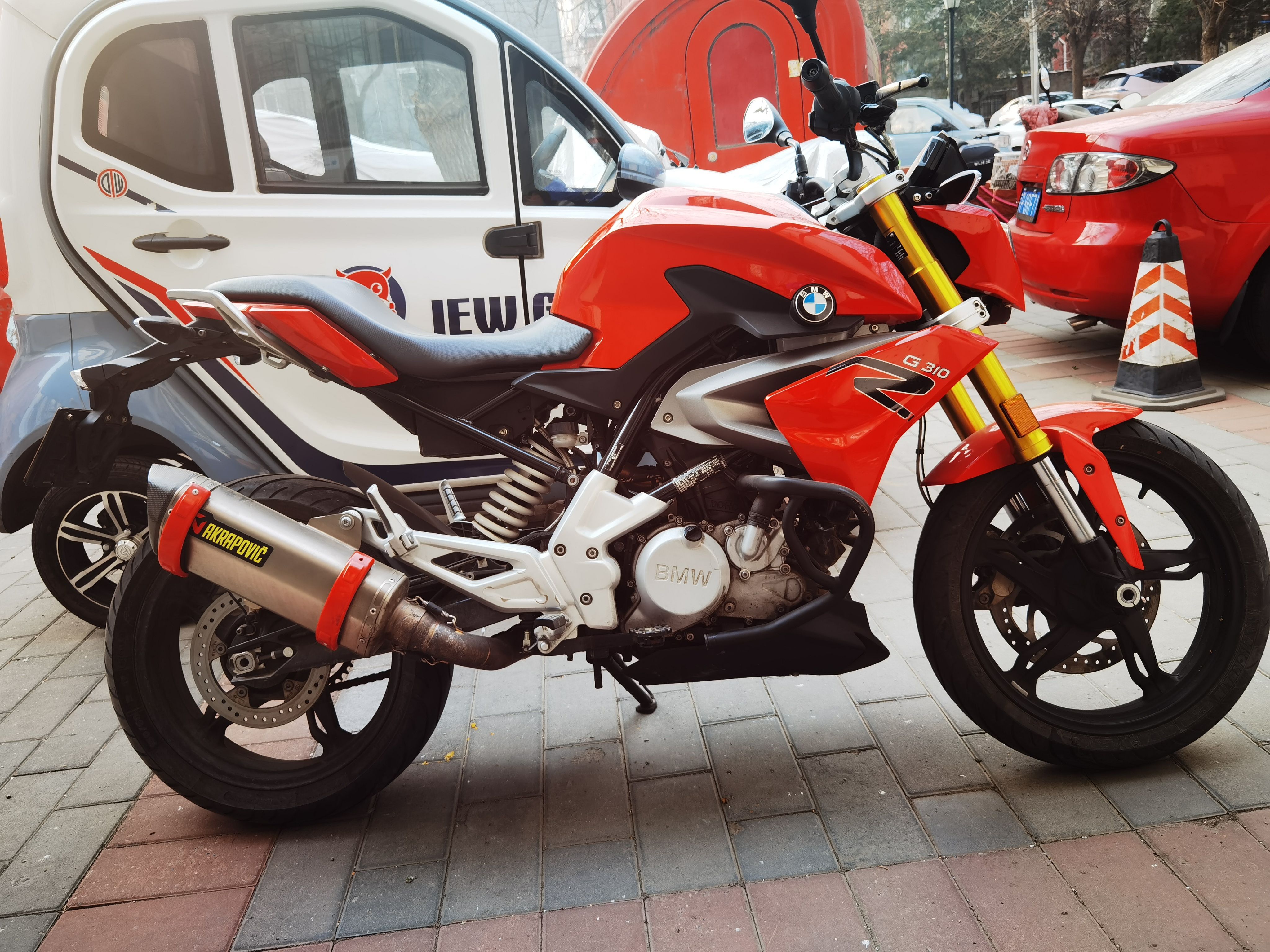 宝马g 310 r二手摩托车_摩托范_哈罗摩托